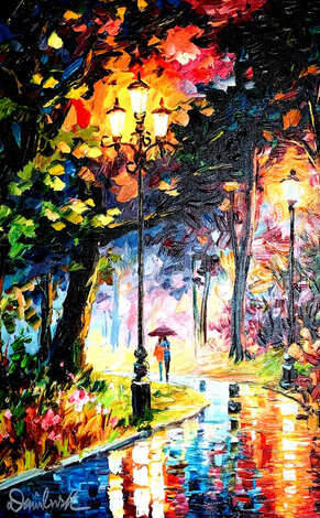 Life is Beautiful 2017-  Embellished Lithograph on Canvas Limited Edition Print - Daniel Wall