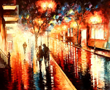 Spring Night 40x34 Original Painting - Daniel Wall Spring Night 40x34 Original Painting - Daniel Wall