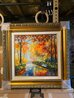 Three's Company 2017 - Framed Embellished Giclee on Canvas Limited Edition Print by Daniel Wall - 1
