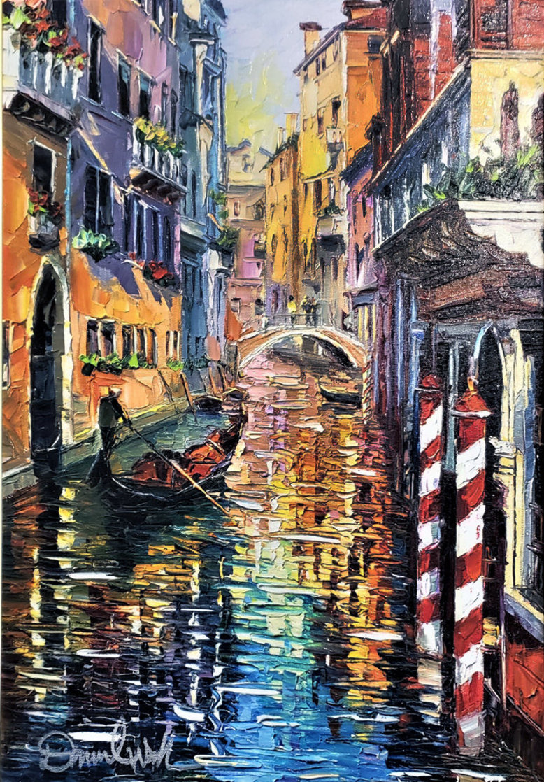A Corner of Venice 2016 Embellished Limited Edition Print by Daniel Wall A Corner of Venice 2016 Embellished Limited Edition Print by Daniel Wall