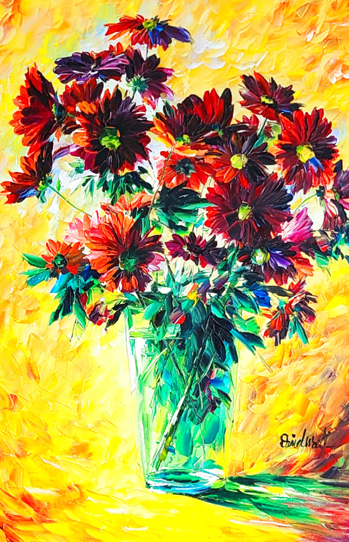 Daniel Wall, original painting, An Irresistible Gaze 2016 by Daniel Wall