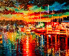 Glitter Harbor 2014 Embellished Limited Edition Print by Daniel Wall - 0