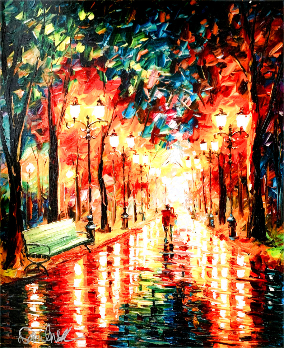 Wood Alley AP 2017 Embellished Giclee 20x17 by Daniel Wall