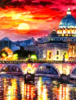 Glorious Roma Sky 2016 Embellished Limited Edition Print - Daniel Wall Glorious Roma Sky 2016 Embellished Limited Edition Print - Daniel Wall