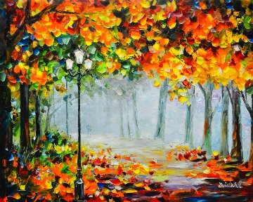 Romantic Mist Original 2012 35x42 Original Painting - Daniel Wall Romantic Mist Original 2012 35x42 Original Painting - Daniel Wall