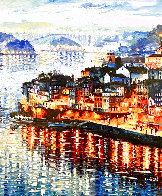 Porto City, Portugal 2014 48x41 Huge Original Painting by Daniel Wall - 0 Porto City, Portugal 2014 48x41 Huge Original Painting by Daniel Wall - 0