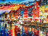 Beautiful Copenhagen 2014 43x52 Huge Original Painting by Daniel Wall - 0
