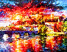 Sunset over Beziers 2014 Embellished - France Limited Edition Print by Daniel Wall - 0