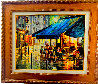 Small Cafe 2021 Embellished Limited Edition Print by Daniel Wall - 1
