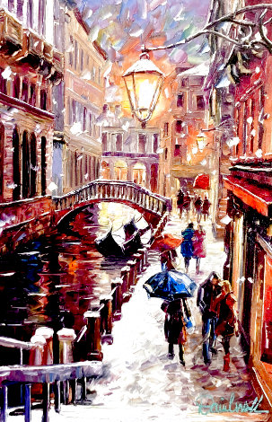 Venice Snow EA Embellished 2016 - Italy Limited Edition Print - Daniel Wall