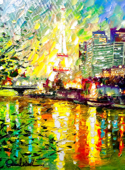 Reflection of the Eiffel Tower 2016 Limited Edition Giclee on