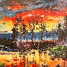 Lake Afternoon 2017 Embellished Limited Edition Print by Daniel Wall - 3