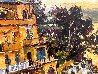 Seaside Retreat 2017 31x35 - Italy Original Painting by Daniel Wall - 2