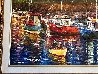 Harbor at Sunset 2017 35x44 - Huge Original Painting by Daniel Wall - 4