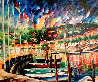 Twilight Over Resort Harbor 2008 31x35 Original Painting by Daniel Wall - 0