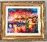 Sunset Over Beziers HC 2014 Embellished - France Limited Edition Print by Daniel Wall - 1