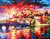 Sunset Over Beziers HC 2014 Embellished - France Limited Edition Print by Daniel Wall - 0