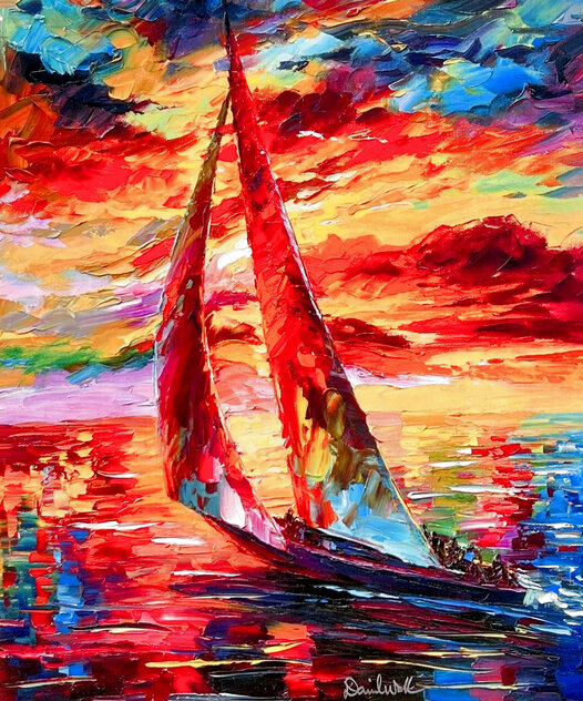Dream Voyage 2019 - Framed Embellished Gicee Limited Edition Print by Daniel Wall