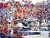 Early Snowfall AP 2016 Embellished - Central Park - New York - NYC Limited Edition Print by Daniel Wall - 0