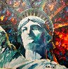 Portrait of the Liberty 2020 30x30 - New York, NYC Original Painting by Daniel Wall - 2