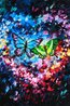 In Love 2023 - Framed Embellished Giclee on Canvas Limited Edition Print by Daniel Wall - 6