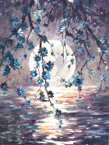 Splendid Dreams 2023 - Framed Embellished Giclee on Canvas Limited Edition Print - Daniel Wall