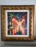 Wood Alley 2017 -  Framed Embellished Giclee on Canvas Limited Edition Print by Daniel Wall - 1