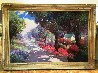 Down a Flowered Street 1991 46x67 Original Painting by Kent Wallis - 2 Down a Flowered Street 1991 46x67 Original Painting by Kent Wallis - 2
