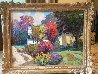 Autumn Neighborhood 1997 37x47 Original Painting by Kent Wallis - 1