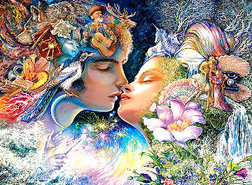Prelude To A Kiss 2007 Limited Edition Print - Josephine Wall Prelude To A Kiss 2007 Limited Edition Print - Josephine Wall