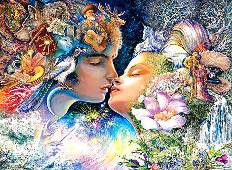 Prelude To A Kiss 2007 Limited Edition Print - Josephine Wall