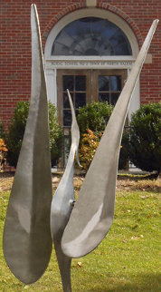 Wind Bird II  Steel Kinetic Sculpture 1998 98 in Sculpture - Edward Walsh