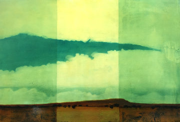 Dry Land 1996 33x23 Original Painting - Tal Walton Dry Land 1996 33x23 Original Painting - Tal Walton
