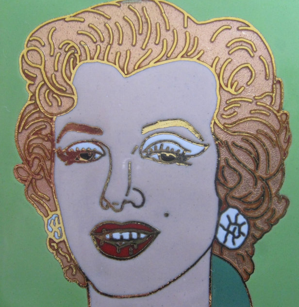 Green Marilyn Broach Jewelry by Andy Warhol