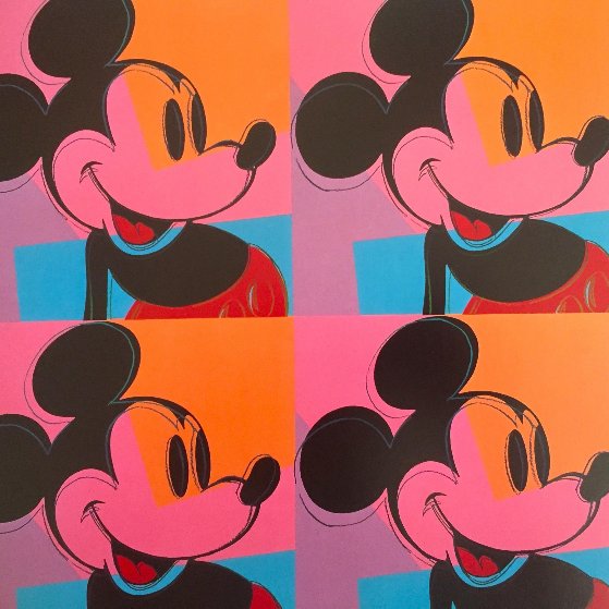 Myths: Mickey Mouse Poster 1981 by Andy Warhol - For Sale on Art 