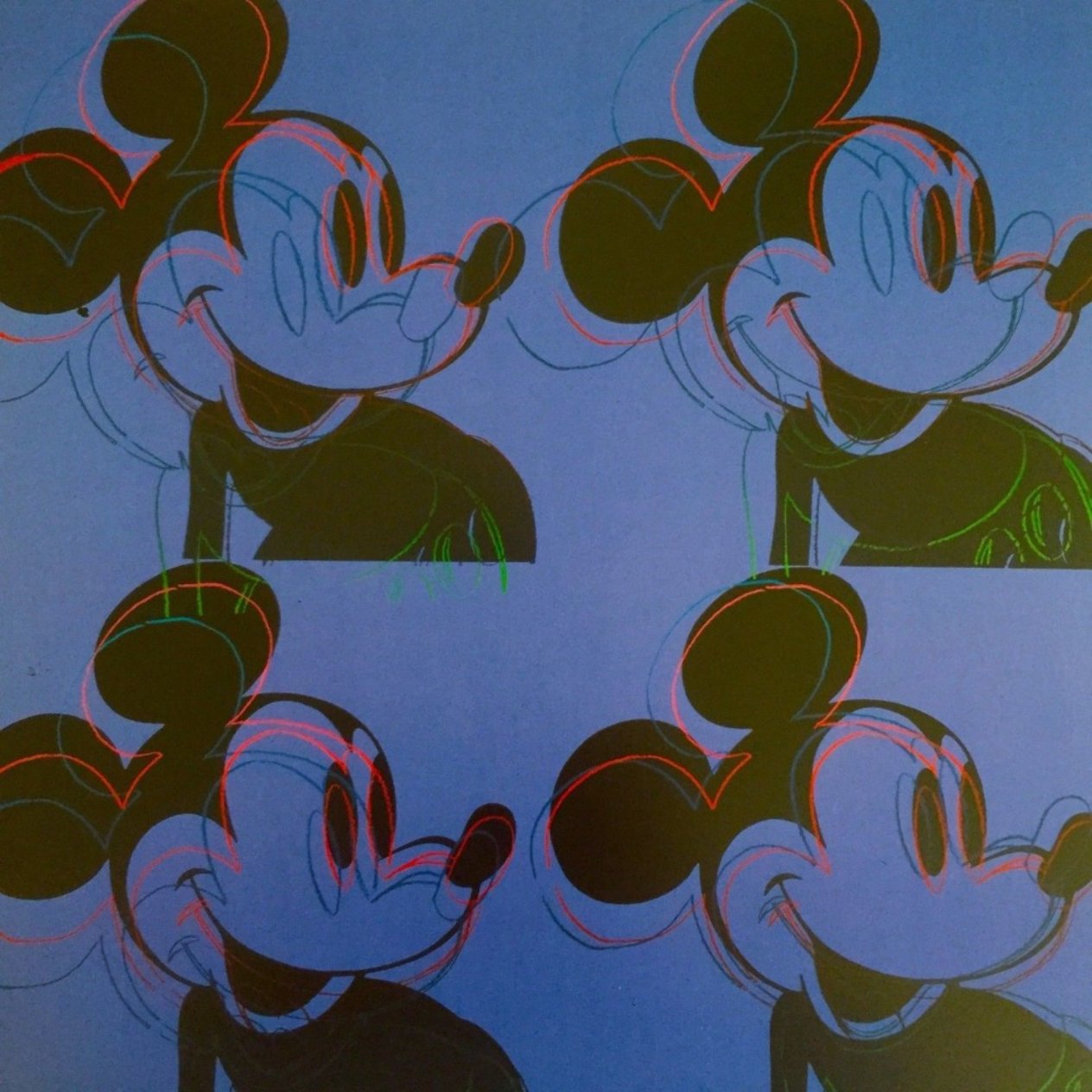 Myths: Mickey Mouse Poster 1995 by Andy Warhol - For Sale on Art Brokerage