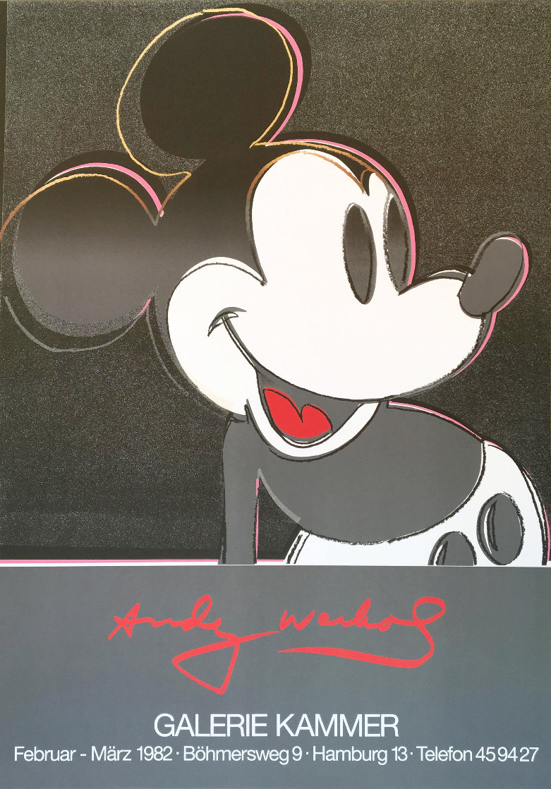 Mickey 1982 Pop Art Poster Limited Edition Print by Andy Warhol