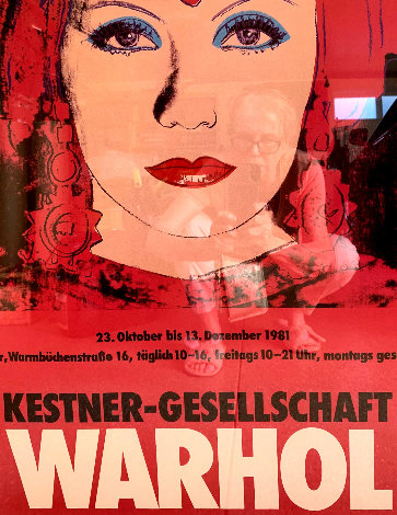 Kestner-Gesellschaft Poster 1981 Limited Edition Print - Andy Warhol