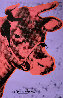 Cow Wallpaper (Purple) Poster 1983 Hand Signed Limited Edition Print by Andy Warhol - 0