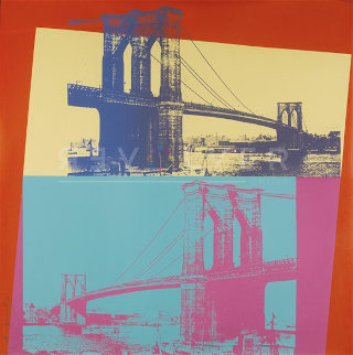 Brooklyn Bridge 1983 FS II.290 Limited Edition Print - Andy Warhol Brooklyn Bridge 1983 FS II.290 Limited Edition Print - Andy Warhol