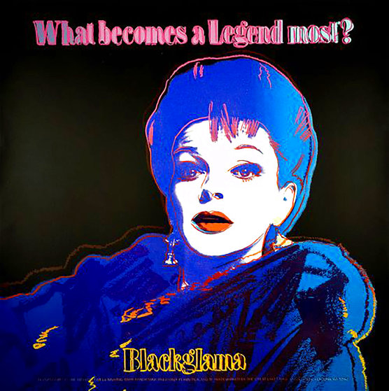 Ads: Judy Garland Blackglama II.351 1985 by Andy Warhol