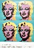 Four Marilyns Poster 1985 HS Limited Edition Print by Andy Warhol - 0