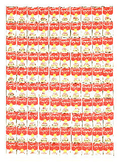 100 Cans Silkscreen Poster 1991 Limited Edition Print - Andy Warhol 100 Cans Silkscreen Poster 1991 Limited Edition Print - Andy Warhol