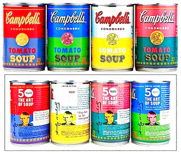 50th Anniversary 4 Campbell's Soup Can 2004 Limited Edition Print - Andy Warhol 50th Anniversary 4 Campbell's Soup Can 2004 Limited Edition Print - Andy Warhol