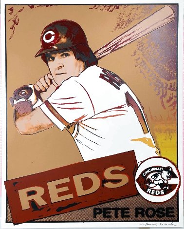 Pete Rose Trial Proof HS Limited Edition Print - Andy Warhol