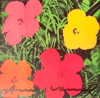 Flowers Invitation Castelli Graphics 1981 Limited Edition Print - Andy Warhol