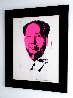 Mao - Factory Addition   Fluorescent Pink -  Unique 1973 Works on Paper (not prints) by Andy Warhol - 1