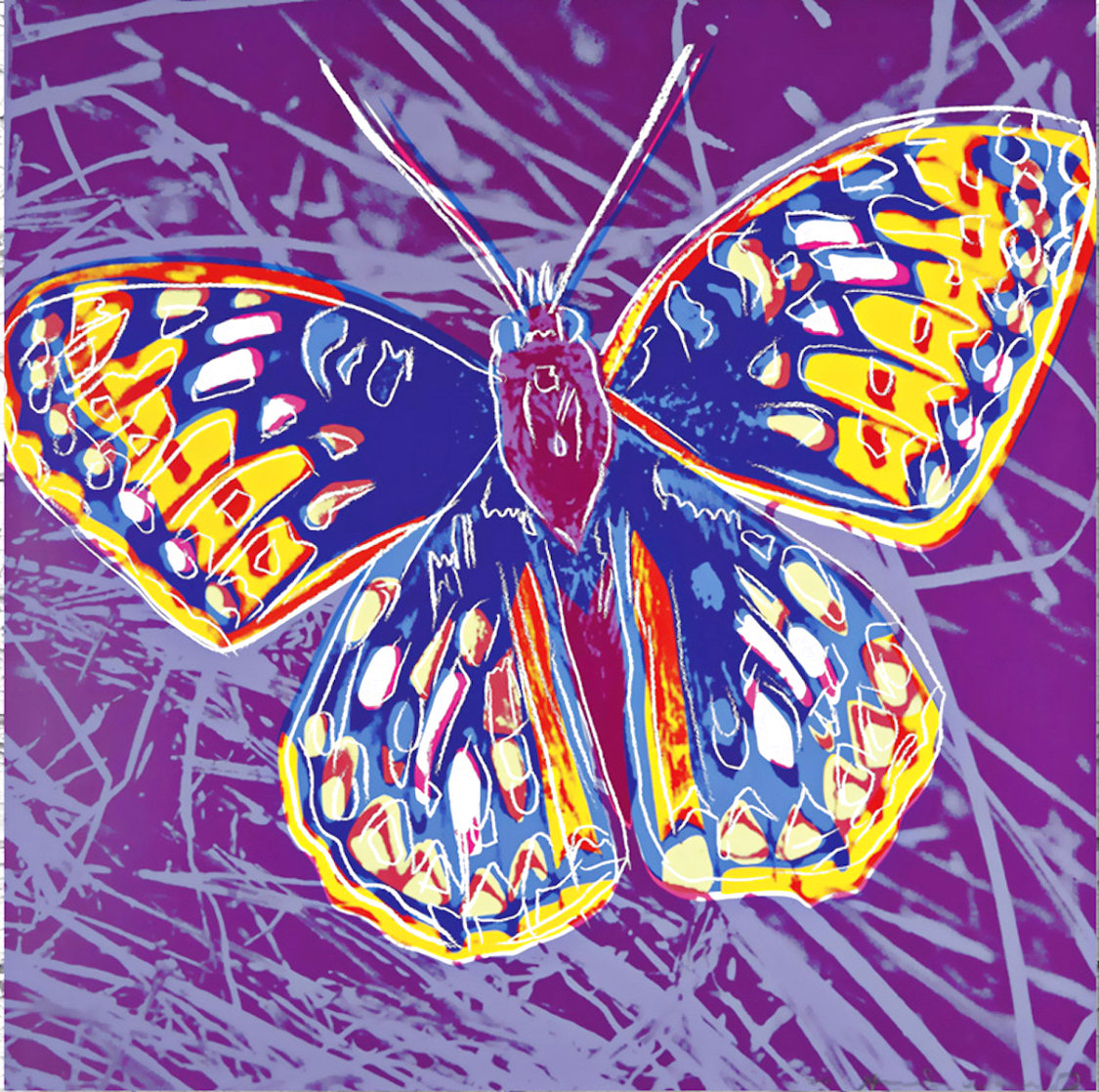 Endangered Species: San Francisco Silver Spot Butterfly 1983 FS II. 298 - California  Limited Edition Print by Andy Warhol