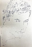 Portrait of a Young Man 1950 Drawing 17x14 Works on Paper (not prints) by Andy Warhol - 3