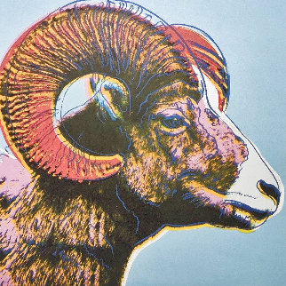 Endangered Species: Bighorn Ram  Limited Edition Print - Andy Warhol